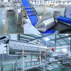 Machine automatique de découpe de salade de chicorée et de chou, lave-légumes centrifuge pour la ligne de production de salades - Product Image 3