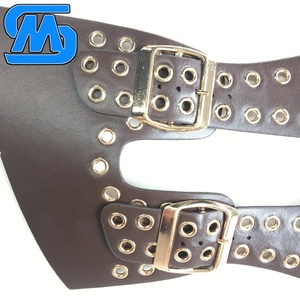 Bottes gothiques industrielles punk en métal deux pièces, style Argentine, 30 jours, avec empeigne sombre - Product Image 5