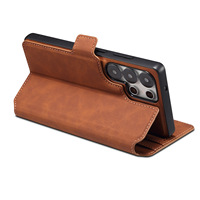 Étui portefeuille magnétique détachable 2-en-1 Denior avec support de téléphone pour la série S25/S24, modèle Ins Style B06 en PU