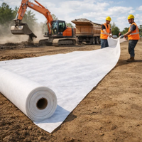 Géotextiles en polypropylène M2 haute résistance 200g, tissu géo-perforé pour drainage souterrain et drain français