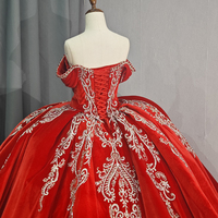 Jancember 6755 Robes De Soirée Traditionnelles À Motif De Dentelle Rouge Vestidos De Noite De Luxo