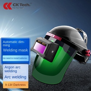 หมวกกันน็อคสำหรับเชื่อมอาร์กอนลดแสงอัตโนมั<span class=keywords><strong>ต</strong></span>ิพร้อมที่ครอบป้องกันการอบ - Product Image 4