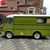 Custom Street Food Taco Ice Cream Van Party Bus Camión de comida móvil barato Café Comida Camión Carro Personalizado Snacks Fibra de vidrio
