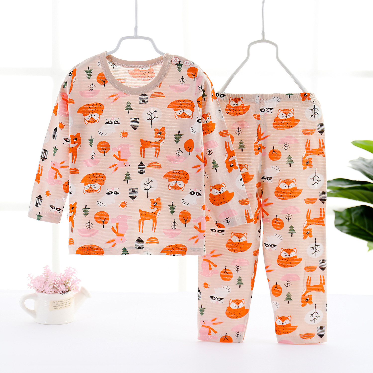 cerf renard (manches longues + pantalon)