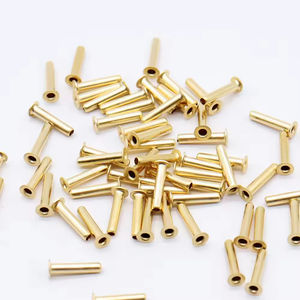 <span class=keywords><strong>Remaches</strong></span> Semitubulares de Cabeza Redonda Color Dorado al por Mayor de Fábrica para Estuches de Vestir - Product Image 4