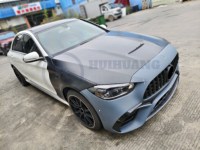 Kit Carrosserie Avant Arrière Pare-chocs Capot Aile pour Mercedes-Benz Classe C W205 C200 C250 C300 (2015-2021) vers W206 C63 AMG (2025)