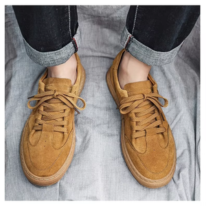 Zapatos Planos de Gamuza Personalizados de Alta Calidad, Zapatos Deportivos Transpirables de Estilo Retro para Hombre, Zapatos Casuales de Moda para Caminar - Product Image 3