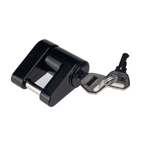 Cerradura de enganche de acero roja y negra con bola de 1/4 de pulgada para remolque Toyota - Product Image 4
