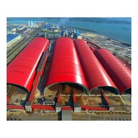 Estructura de Acero para Fábrica SkyForge UltraSteel, Estructura Modular para Hangar. Estructura de Acero Ligera para Espacios Abiertos.