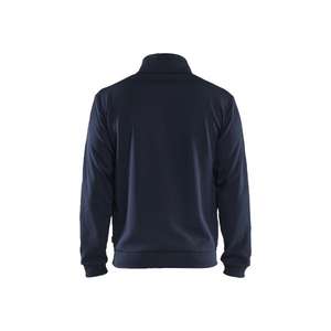 BLAKLADER - 336225268699S Sweat avec fermeture éclair Marine foncé/Noir-EAN 7330509550748 WORK HOODIES - Product Image 2