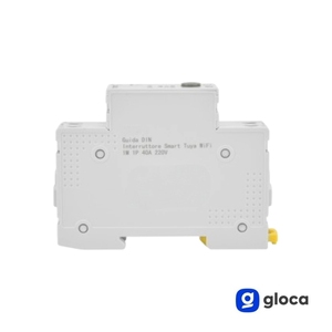 Gloca Interrupteur Wi-Fi universel intelligent avec compteur d'énergie 1M 1P 40A 220V Disjoncteurs avec Tuya Smart App - Product Image 5