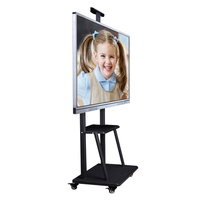 Écran tactile interactif Weier avec projecteur LCD 55 65 75 86 98 pouces, interface USB et DVI, nouveau, pas cher, pour réunions et enseignement