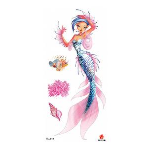 Diseño personalizado Tatuajes Temporales <span class=keywords><strong>Diamante</strong></span> y Flor Sirena Temas-Premium Tattoo Stickers - Product Image 6