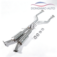 Système d'échappement de modification automobile 2015-2024 pour Lexus RCF 5.0, section intermédiaire de type Z avec résonateur, tuyau d'échappement DM