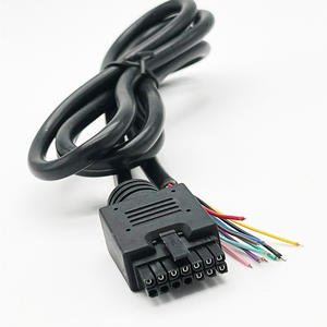 MX3.0节距14引脚2X7P配置镀金注塑包复成型端子电线卡扣式VW-1阻燃剂 - Product Image 3