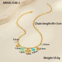 Collier à breloques en acier inoxydable style Océan Ins, motif étoile de mer et perle, avec pendentif goutte d'huile Dopamine, bijou décontracté pour femme, tendance et inaltérable