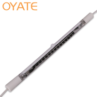 Tube chauffant en fibre de carbone semi-blanc 380V 2000W 500mm pour applications de fours industriels