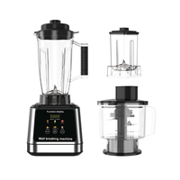 Picadora y Trituradora de Carne Eléctrica Multiusos de Doble Cuchilla, Potente, Comercial, para Cocina, 2000W