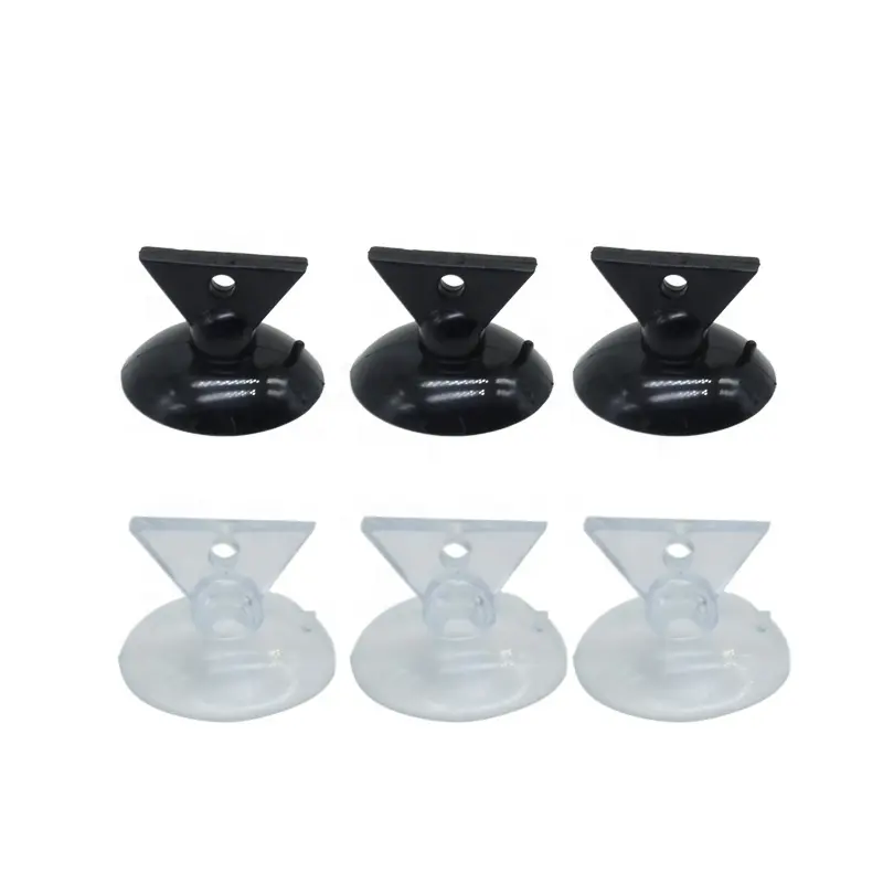 GU10 triangle handle light transparent suction cup, 35mm diameter, environmental protection PVC suction cup