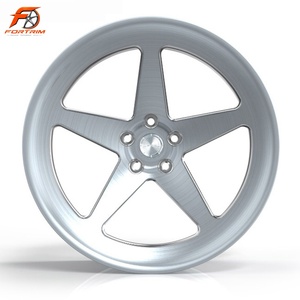 Luxuriöse Maßgefertigte 15 17 18 19 20 21 22 24 Zoll Geschmiedete Leichtmetallfelgen Gebürstetes Silber 5x114,3 5x120 5x130 für Mercedes BMW Audi Felgen - Product Image 4