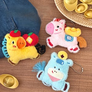 Nouveau style 2026, Porte-clés et pendentif de sac en peluche, poupée de simulation de poney, mascotte de cheval pour les amateurs d'équitation, jouet pour enfants - Product Image 2