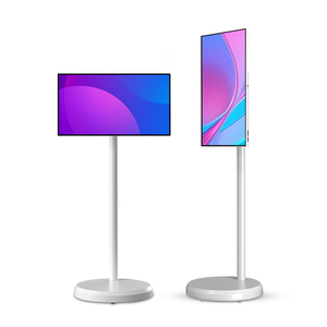 ทีวีพกพาคุณภาพสูงแบบ FHD Type-C ขนาด 21.5 นิ้ว จอ LCD อัลตร้าบาง สมาร์ทสกรีนระบบแอนดรอยด์ หมุนแนวตั้งได้ พร้อมขาตั้ง จอแสดงผลอัจฉริยะ - Product Image 1