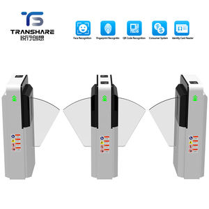 자동 속도 통제 차선 회전식 게이트 시스템, 맞춤형 크기, LED 장착, 바코드 리더기, 식별 기능, 플랩 턴스타일, IP68 - Product Image 1