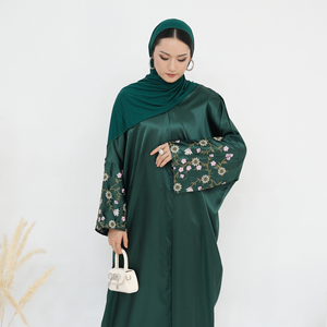 Robes Musulmanes de Dubaï Abaya Modeste EID en Gros pour Femmes, Kaftan Brodé, Kimono Ouvert de Luxe pour Femmes, Vêtements Islamiques - Product Image 3