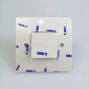 Botão de parede elétrico comercial da marca Ingelec, fornecimento de fábrica, botão de interruptor elétrico simples para uso doméstico