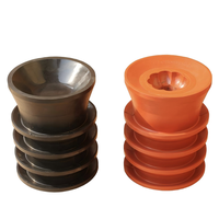 Bouchon de cimentage supérieur et inférieur en caoutchouc standard API 10000, 4 1/2'' 14.14-20'' 9.50-11.60mm pour le cimentage en champ pétrolier