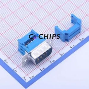 X0809WT7BL1 D-Sub/VGA Connector Connector ( Connector Type: Standard D-Sub )( Gender: Male )( Total Number of PINs: 9P ) - Product Image 1