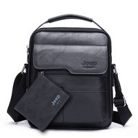 Tas Selempang Pria Mr311 Custom LOGO Anti Air, Fashionable, Tas Selempang Bahu, Tas Kerja Kecil, Kulit PU, Bisnis 3