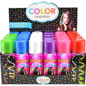 Commercio <span class=keywords><strong>all</strong></span>'ingrosso di Colore della Tintura di Capelli Temporanea Del Nastro Dell'oro Lavabile Istante Glitter <span class=keywords><strong>Spray</strong></span> - Product Image 2