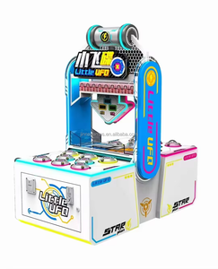 Macchina per gru a 2 giocatori di qualità per bambini al coperto parco giochi Arcade a gettoni piccolo UFO che colpisce il martello di garanzia di 1 anno - Product Image 1