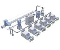 Ligne complète de machines textiles de haute qualité pour la salle de soufflage et la cardage