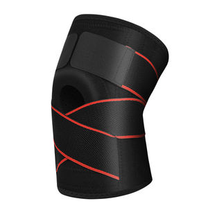 Yeni Kırmızı Çizgili Askılı Silikon Dizlik, Kayak ve Diğer Durumlarda Kullanıma Uygun, Rahat ve Kaymaz Bir Dizliktir. - Product Image 1