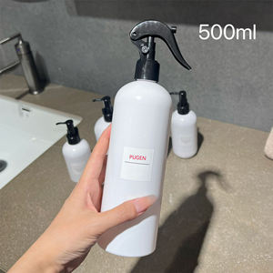 En Stock 200ml 250ml 350ml & 500ml Botella <span class=keywords><strong>de</strong></span> bomba <span class=keywords><strong>de</strong></span> spray blanca y negra transparente con pequeños <span class=keywords><strong>ratones</strong></span> para uso <span class=keywords><strong>de</strong></span> peluca - Product Image 6