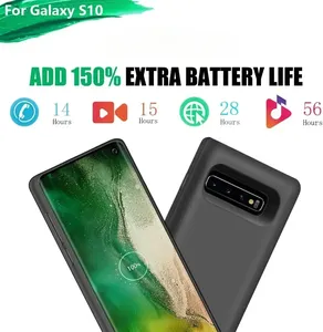 Étui de batterie 10000mah pour <span class=keywords><strong>Samsung</strong></span> Galaxy S10 <span class=keywords><strong>S10E</strong></span> S10 Plus Chargeur de batterie Étui de batterie S10 Plus Batterie externe Housse de charge de batterie - Product Image 3