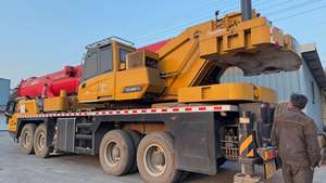 Grue à camion SANY 100t d'occasion, équipement de construction hydraulique avec moteur et boîte de vitesses en bon état - Product Image 2