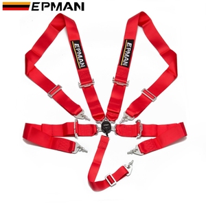 EPMAN EPM-07CAM5 Camlock tali pengaman olahraga, sabuk pengaman nilon 5 titik, dudukan 3 inci - Product Image 1