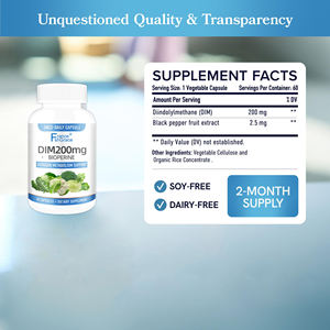 Suplemento DIM de alta calidad para una mejor absorción, metabolismo de estrógenos y mantiene equilibrados los niveles de hormonas Cápsulas DIM - Product Image 3