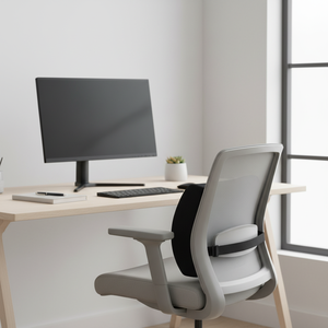 Coussin de dossier ergonomique portable, mousse de polyuréthane légère pour la maison, le bureau et les voyages - Product Image 3