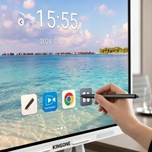 หน้าจอ LCD ระดับไฮเอนด์ ขนาด 98 นิ้ว ความละเอียด 4K สำหรับการประชุมออนไลน์แบบไร้สาย มุมมองกว้าง ป้องกันแสงสีฟ้า เหมาะสำหรับองค์กร ดีไซน์หรูหรา พร้อมฟังก์ชั่นอินเทอร์แอคทีฟ - Product Image 6