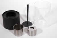 Mini réchaud à éthanol de bureau portable réchaud à alcool durable de conception en métal