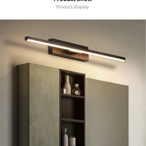 Lámpara de Pared LED Moderna y Creativa, Luz de Maquillaje para Espejo, Tira de Luz Ambiental para Sala de Estar y Baño - Product Image 3