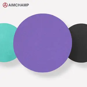 Factory supply 3/4/5/6 inch no hole purple ceramic sanding disc paper backed hook&loop sandpaper P60-P600 for metal&wood surface