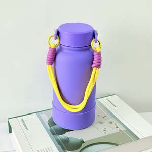 Bouteille isotherme en acier inoxydable 304 avec logo personnalisé pour centre de sport, sans BPA, 18 oz, 32 oz, revêtement poudré, isolation thermique 12-24h, manchon en silicone - Product Image 1