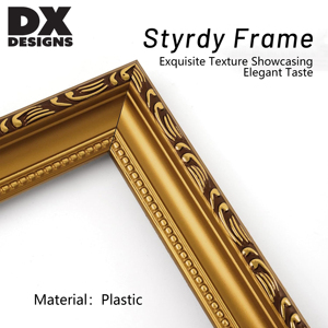DX Designs Wholesale Cheap Gold Carved Plastic <strong>Photo</strong> <strong>Frame</strong> - 4x6 5x7 8x10 Inch <strong>A5</strong> A4 A3 Elegant PS Picture <strong>Frame</strong> for Home &amp; Wall - Product Image 3