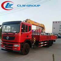 Nouvelle conception, camion de fret de 20 tonnes, 10 roues, conduite à droite ou à gauche, grue montée sur camion UNIC URV800 de 8 tonnes pour les ventes chaudes
