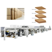 Línea de Producción de Cartón Corrugado de 3, 5 y 7 Capas para Embalaje de Cartón, Máquina Nueva de Alta Velocidad para Fabricación de Cajas de Cartón